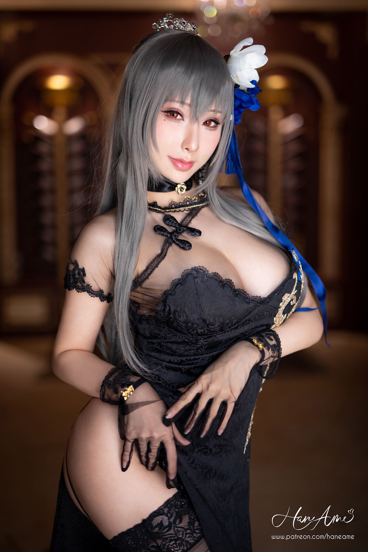 Rain waves_ HaneAme - NO.097 AzurLane_ Saint Louis_ Louis IX Cheongsam(2)